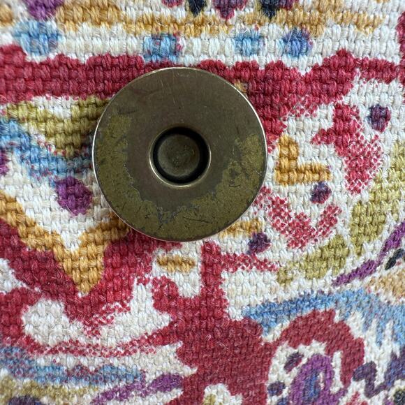 Sakroots Artist Circle Convertible Backpack Red Peace Love Bag Tote Travel - Picture 10 of 12